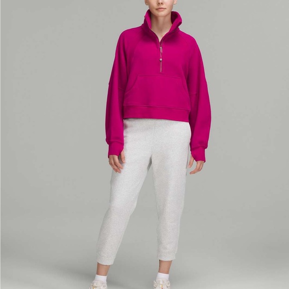 Lululemon Scuba Half Zip Ripened Raspberry - Picture 2 of 8